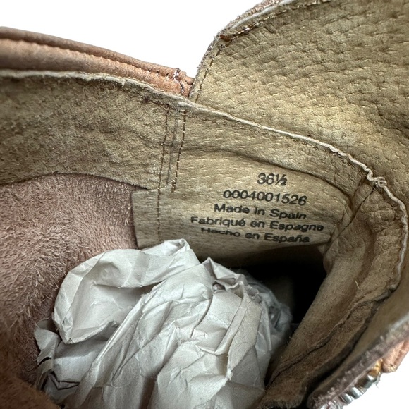 NWOT Free People Jack Zip Ankle Bootie Blush - Picture 10 of 15